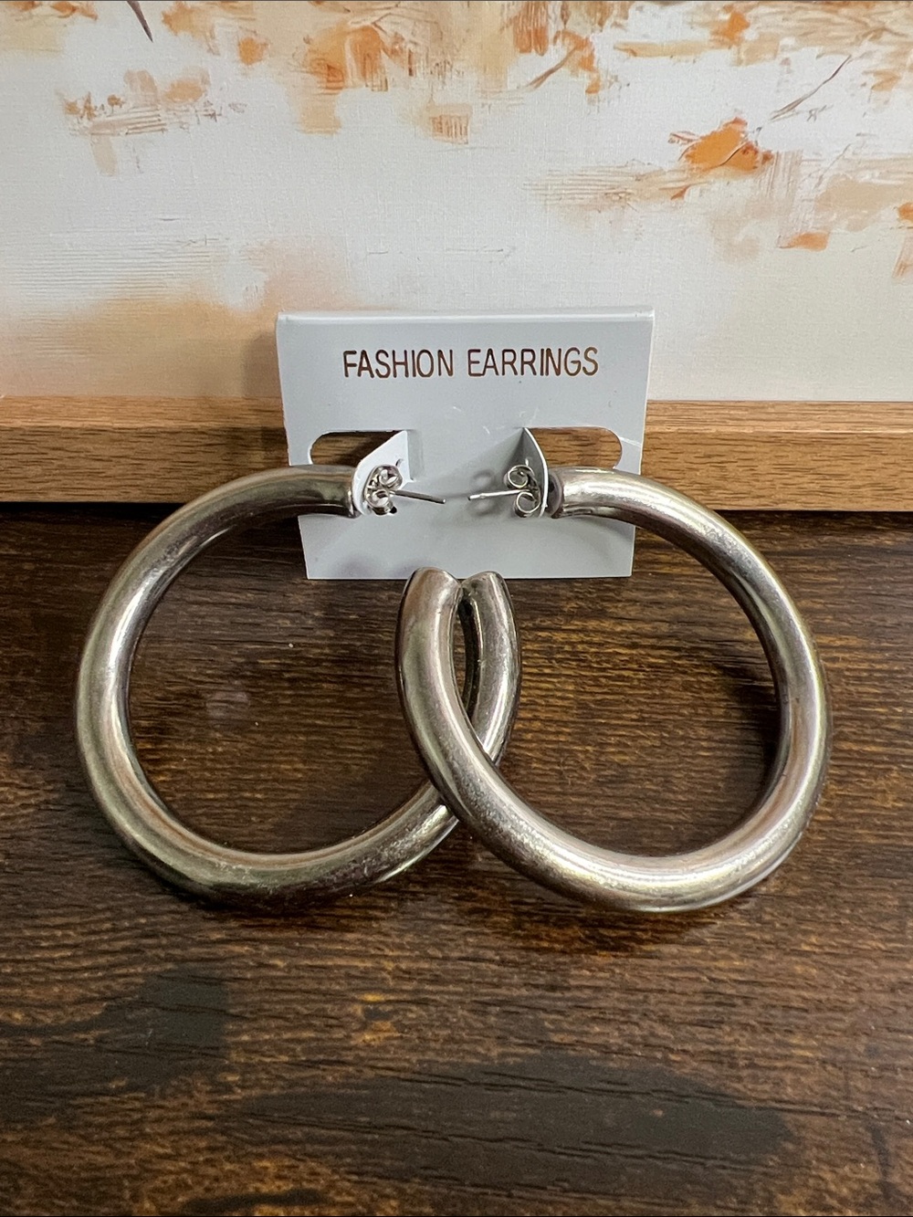 Silver Hoop Fashion Earrings - Women Accessories